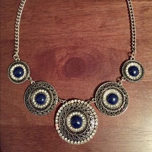 Nefertiti’s Treasure 20 Inch Crystal Necklace